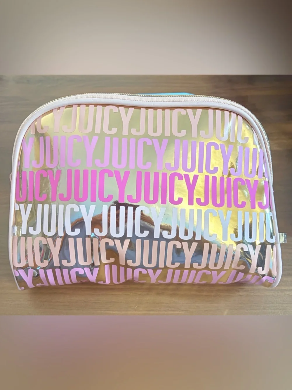 Juicy Couture Pink & Gold Lip Care Bundle w/Branded Cosmetic Bag